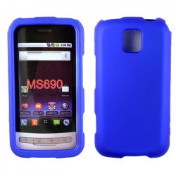 LG Optimus M MS690 Hard Protector Cover (Blue)